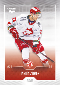 Jakub Zurek Frydek Mistek Chance liga 2022/23 2. serie GOAL Cards #333