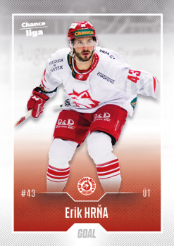 Erik Hrna Frydek Mistek Chance liga 2022/23 2. serie GOAL Cards #342