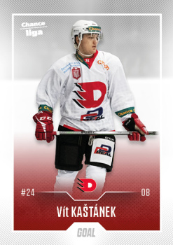 Vit Kastanek Pardubice B Chance liga 2022/23 2. serie GOAL Cards #346