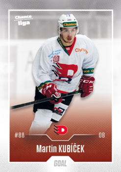 Martin Kubicek Pardubice B Chance liga 2022/23 2. serie GOAL Cards #348