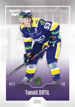 Tomas Drtil Sumperk Chance liga 2022/23 2. serie GOAL Cards #372