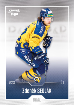 Zdenek Sedlak Zlin Chance liga 2022/23 2. serie GOAL Cards #393