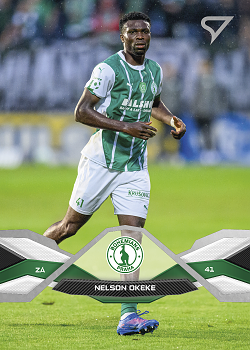 Nelson Okeke Bohemians Praha SportZoo Chance Liga 2025/26 1. serie #91