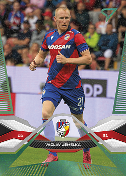 Vaclav Jemelka Viktoria Plzen SportZoo Chance Liga 2025/26 1. serie Green #17