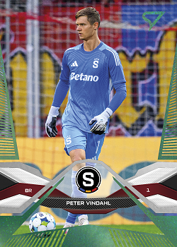 Peter Vindahl Sparta Praha SportZoo Chance Liga 2025/26 1. serie Green #37