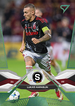 Lukas Haraslin Sparta Praha SportZoo Chance Liga 2025/26 1. serie Green #45
