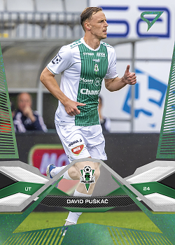 David Puskac Jablonec SportZoo Chance Liga 2025/26 1. serie Green #60