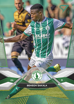 Benson Sakala Bohemians Praha SportZoo Chance Liga 2025/26 1. serie Green #92