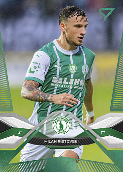 Milan Ristovski Bohemians Praha SportZoo Chance Liga 2025/26 1. serie Green #95