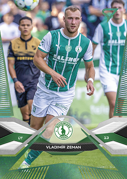 Vladimir Zeman Bohemians Praha SportZoo Chance Liga 2025/26 1. serie Green #96
