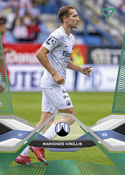 Raimonds Krollis Slovan Liberec SportZoo Chance Liga 2025/26 1. serie Green #107