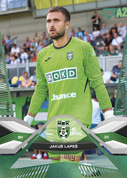Jakub Lapes Karvina SportZoo Chance Liga 2025/26 1. serie Green #109