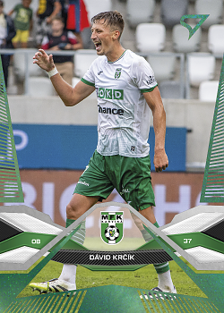 David Krcik Karvina SportZoo Chance Liga 2025/26 1. serie Green #112