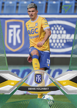 Denis Halinsky Teplice SportZoo Chance Liga 2025/26 1. serie Green #123