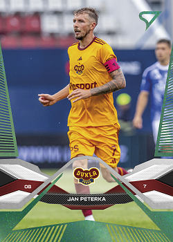 Jan Peterka Dukla Praha SportZoo Chance Liga 2025/26 1. serie Green #159