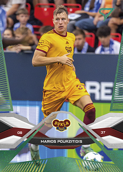 Marios Pourzitidis Dukla Praha SportZoo Chance Liga 2025/26 1. serie Green #160