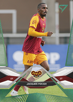 Jacques Fokam Dukla Praha SportZoo Chance Liga 2025/26 1. serie Green #167