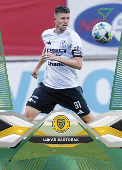 Lukas Bartosak Zlin SportZoo Chance Liga 2025/26 1. serie Green #182