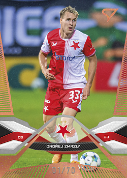 Ondrej Zmrzly Slavia Praha SportZoo Chance Liga 2025/26 1. serie Copper /70 #5