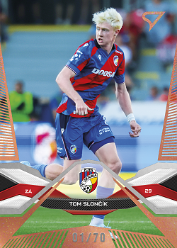 Tom Sloncik Viktoria Plzen SportZoo Chance Liga 2025/26 1. serie Copper /70 #21