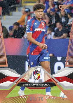 Christophe Kabongo Viktoria Plzen SportZoo Chance Liga 2025/26 1. serie Copper /70 #23