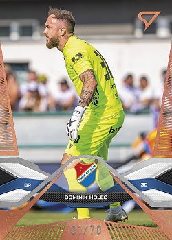 Dominik Holec Banik Ostrava SportZoo Chance Liga 2025/26 1. serie Copper /70 #25