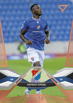 Patrick Kpozo Banik Ostrava SportZoo Chance Liga 2025/26 1. serie Copper /70 #26
