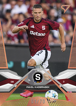 Pavel Kaderabek Sparta Praha SportZoo Chance Liga 2025/26 1. serie Copper /70 #39