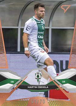 Martin Cedidla Jablonec SportZoo Chance Liga 2025/26 1. serie Copper /70 #50