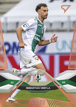 Sebastian Nebyla Jablonec SportZoo Chance Liga 2025/26 1. serie Copper /70 #56