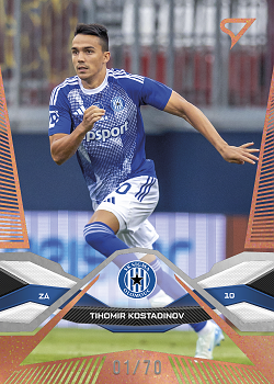 Tihomir Kostadinov Sigma Olomouc SportZoo Chance Liga 2025/26 1. serie Copper /70 #68