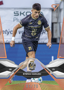Stepan Harazim Hradec Kralove SportZoo Chance Liga 2025/26 1. serie Copper /70 #74