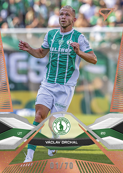 Vaclav Drchal Bohemians Praha SportZoo Chance Liga 2025/26 1. serie Copper /70 #93