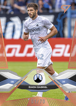 Simon Gabriel Slovan Liberec SportZoo Chance Liga 2025/26 1. serie Copper /70 #98