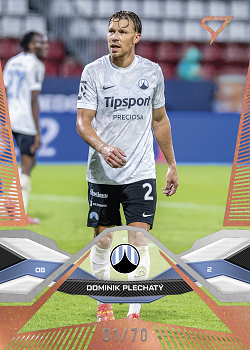 Dominik Plechaty Slovan Liberec SportZoo Chance Liga 2025/26 1. serie Copper /70 #100