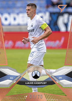 Lukas Masopust Slovan Liberec SportZoo Chance Liga 2025/26 1. serie Copper /70 #103