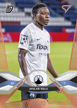 Afolabi Soliu Slovan Liberec SportZoo Chance Liga 2025/26 1. serie Copper /70 #104