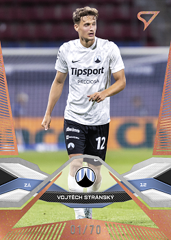 Vojtech Stransky Slovan Liberec SportZoo Chance Liga 2025/26 1. serie Copper /70 #105