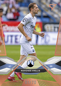 Raimonds Krollis Slovan Liberec SportZoo Chance Liga 2025/26 1. serie Copper /70 #107