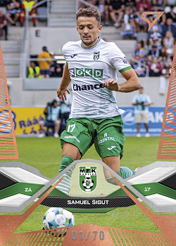 Samuel Sigut Karvina SportZoo Chance Liga 2025/26 1. serie Copper /70 #115