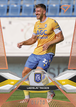 Ladislav Takacs Teplice SportZoo Chance Liga 2025/26 1. serie Copper /70 #124