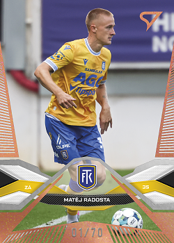 Matej Radosta Teplice SportZoo Chance Liga 2025/26 1. serie Copper /70 #127