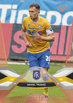 Daniel Trubac Teplice SportZoo Chance Liga 2025/26 1. serie Copper /70 #129