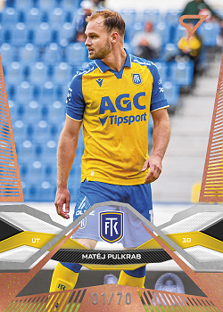 Matej Pulkrab Teplice SportZoo Chance Liga 2025/26 1. serie Copper /70 #132