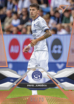 Pavel Juroska Slovacko SportZoo Chance Liga 2025/26 1. serie Copper /70 #153