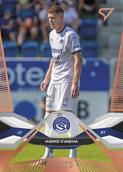 Marko Kvasina Slovacko SportZoo Chance Liga 2025/26 1. serie Copper /70 #156