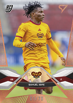Samuel Isife Dukla Praha SportZoo Chance Liga 2025/26 1. serie Copper /70 #158