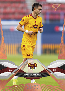 Martin Ambler Dukla Praha SportZoo Chance Liga 2025/26 1. serie Copper /70 #162