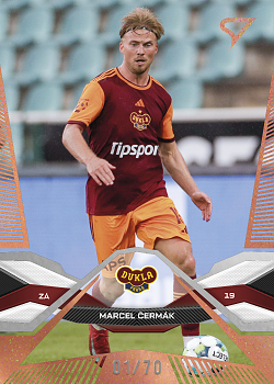 Marcel Cermak Dukla Praha SportZoo Chance Liga 2025/26 1. serie Copper /70 #163