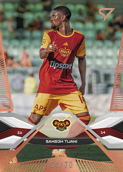 Samsom Tijani Dukla Praha SportZoo Chance Liga 2025/26 1. serie Copper /70 #165